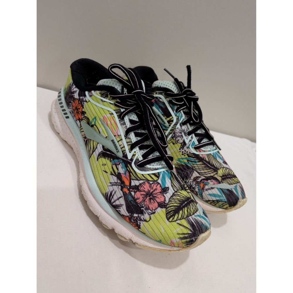 Brooks Adrenaline GTS 20 Women 8.5 Running Shoes Tropical Floral 1202961B453